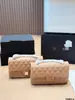Bolso de diseñador para mujer estilo Chanel con patrón de rombos clásico, bolso de hombro para mujer de piel caviar, bolso cruzado con solapa CF de piel de cordero
