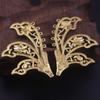 Acessórios de Joias Antigas Cobre Fundido Trazem Pingente de Borla de Orquídea Acessórios de Material para Joias DIY Estilo Nacional Rima Antiga Moda Nacional
