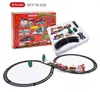 Brinquedo de Trem Elétrico de Trilhos de Natal Transfronteiriço Simulação de Mini Trem para Crianças Novas Decorações de Natal a Vapor