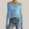Camiseta feminina leve e transparente com decote redondo, estação independente de primavera e verão 2023 da Amazon AliExpress