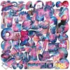 50 Pegatinas de Cielo Estrellado, Graffiti Pintado, Material Transparente Impermeable de Ensueño para Agenda, Pegatinas Decorativas para Teléfono Móvil y Maleta