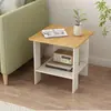 Mesa de Centro Nórdica, Mesa Lateral para Sofá de Sala de Estar, Gabinete Lateral, Mesa de Esquina, Mesa Cuadrada Pequeña de Mesita de Noche, Mesa Lateral Pequeña para Apartamento Mini
