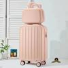 Maleta con Cerradura de Contraseña Fresca Estilo Coreano Seleccionada Cuidadosamente de Fábrica Modelo Nuevo de 20 pulgadas Estuche con Ruedas para Estudiantes Mujeres Equipaje Duradero