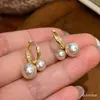 Pendientes de Perla Moca Mousse Suaves Japoneses y Coreanos Cierres de Pendientes de Cereza Pequeña Pendientes de Lujo Ligero de Nicho 2026 Nuevos para Mujer Venta al por Mayor