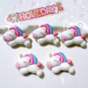Accesorios de Unicornio de Dibujos Animados Funda para Teléfono Móvil Parche para Zapato con Agujero Diyabs Flor para Zapato Accesorios de Resina Caja Sorpresa Nube Arcoíris