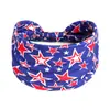 Diadema de Yoga Bohemia Retro Estampada Europea y Americana Diadema Deportiva para Mujer Anti-Sudor Correr Versión Ancha Pañuelo Africano
