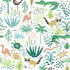 Papel de Presente de Aniversário Infantil Mais Vendido Internacionalmente, Papel de Presente de Desenho Animado, Papel para Capa de Livro de Brinquedo de Animal Fofo, Pronto para Entrega