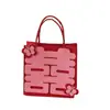 Directamente del fabricante: "Feliz" bolsa de fieltro, bolsa de mano de fieltro, bolsa de regalo de dulces para bodas, bolsa pequeña para llevar en salidas, engrosada y personalizable