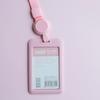 Youhe 6634 Vertical Funda de Plástico PP Rígido de un Solo Lado 6633 Horizontal Placa de Pecho Telescópica Lanyard con Hebilla Fácil de Tirar Funda para Tarjeta de Certificado