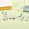 Micro Paisaje Creativo Lindo Panda que Brilla en la Oscuridad Figura Decoración DIY Accesorios Adornos de Escritorio de Alta Gama