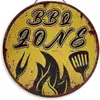 Suministro Transfronterizo Al Por Mayor Retro Barbacoa Parrillada Logotipo Tabla de Madera Pintura Restaurante Colgante de Pared Puerta Letrero de Puerta de Bienvenida de Madera