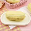 Juguete de Cacahuete Suave y Masticable de Tamaño Grande Artefacto para Aliviar el Estrés Comida Simulada Rebote Lento Juguete para Aliviar el Estrés y la Descompresión Regalo