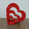 Adornos Anidables de Corazón de Madera Decoración del Hogar para el Día de San Valentín Regalos Artesanías de Amor Populares Transfronterizas