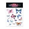 Nuevo Tatuaje Impermeable 3D de Mariposa Color Maquillaje Pegatina de Tatuaje Linda Moda Tatuaje al por Mayor