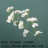 Ventas Directas de Fabricantes de Comercio Exterior: Flores Artificiales Blancas, Flores Falsas Estilo Bosque, Materiales Florales para Bodas, Flores para Decoración de Salón de Bodas