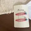 Nuevo Estilo Clip para el Cabello a Cuadros de Diamantes de Colores Clip Lateral Clip para el Flequillo