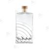 Botella de Vidrio Botella de Vidrio de Cristal de Gama Alta Botella de Vino Sellada Grado Alimenticio 700ml Botella de Vino Tinto Botella Transparente Botella Vacía