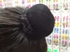 Acessórios de cabelo para dança infantil, tiara de renda, rede de cabelo elástica, anel de cabelo de tricô, rede para cabelo flor de balé e dança latina, acessórios de cabelo para atacado