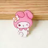 Broche de Acrílico Desenho My Melody Acessório para Mochila Emblema Sanrio Pequeno Presente Criativo