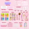 Color transparente cera de gelatina amasado música diy bolsa de material traje molde juguete descompresión para niños artefacto de descompresión para niña
