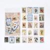 Colección de Paquete de Stickers de Sellos Momo Serie Museo Retro Planta Manual DIY Stickers Decorativos 6 Tipos para Elegir