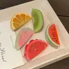 Divertidos y peculiares pasadores de fruta para el cabello, creativos pasadores simulados de sandía, pitahaya, kiwi, pasadores versátiles para el cabello