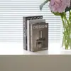 Revista Simples de Casa Livro Falso Dobradura Revista de Decoração Nórdica Modelo de Livro para Decoração de Mesa