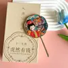 Fabricante Espejo de Mano Pequeño Fresco Espejo de Maquillaje Celebridad de Internet Panda Souvenir Cultural y Creativo de Xi'an Artesanías de Viaje Venta al por Mayor