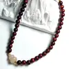 Pulseira de Sândalo Vermelho Jade Aventurina Cabacinha Novo Rosário Joia Pulseira Pequena Criativa