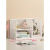 Prateleira de armazenamento para mesa de escritório estante de mesa prateleira de mesa pequena multicamadas porta-copos simples prateleira de armazenamento de livros para dormitório