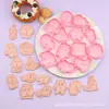 Molde de impresión de serie de emojis, patrones de emojis divertidos, varios diseños, molde 3D para galletas, diversión con arcilla de simulación DIY