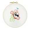 Bordado de coelho querido diy quadro pendurado crianças bordado Lu prática de ponto primário ponto cruz desenhos animados pequenos animais ornamentos