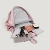 Mochila de Nylon de Doble Capa Grande y Sencilla, Modelo Nuevo de Verano 2026, para Estudiantes de Secundaria, Preparatoria y Universidad