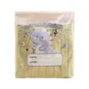Saco Plástico Transparente com Zíper Bolsa Fofa para Armazenamento de Roupas Festa de Estudante Embalagem para Lingerie Meias Saco de Embalagem Cartoon High-End