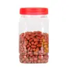 Botella de miel grado alimenticio 2kg botella de plástico PET engrosada frasco de almacenamiento de boca ancha frasco transparente botella de empaque para frutas secas