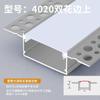 Lámpara con ranura para tarjetas lámpara lineal ranura de aluminio lámpara de línea led lámpara de tira empotrada sin lámpara lineal principal ranura para lámpara de perfil de aluminio