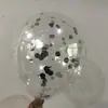 Globos de Lentejuelas Transparentes de 12.28 pulgadas, Bolas de Confeti Coloridas de Papel de Aluminio, Decoración para Cumpleaños y Festivales de Niños