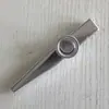 Kazoo de Aleación de Aluminio Dorado con Película Instrumento Kazoo Adecuado para Niños Principiantes Instrumento de Viento Madera