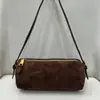 Bolsa de mujer más vendida, bolsa tipo portalápices de gamuza esmerilada, bolso de hombro de tendencia estilo coreano, nuevo lanzamiento, versátil y de alta gama para mujer