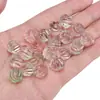Contas Nervuradas de Vidro Colorido, Contas Transparentes, Contas Espalhadas à Mão, Materiais para Pulseiras, Colares, Acessórios de Joias DIY Feitos à Mão