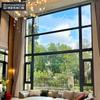 Puertas y Ventanas de Aluminio de Puente Roto Autoconstrucción de Balcón Personalizadas de Fábrica Ventana de Villa Sellado Sistema Hongmeng Puertas y Ventanas Corredizas Ventanas Antirrobo