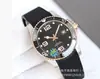 Zf Concas Wave Reloj de Pulsera Mecánico Totalmente Automático para Hombre, Acero Inoxidable, Resistente al Agua, Anillo de Cerámica con Luminiscente
