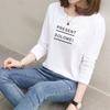 3022 # Camiseta de Manga Longa para Mulheres Algodão Puro (Foto Real Tirada) (95% Algodão 5% Elastano) (Novo Tamanho XXL)