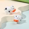 Adornos de Animales Estéreo Pequeños de Resina Vaca Panda Paisaje Micro Jardinería Pendientes Accesorios de Joyería