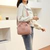 Bolso de Mano Multifuncional para Mujer de Nueva Colección de Primavera Gran Capacidad Color Sólido Simple Bolso de Hombro Moda Japonesa y Coreana Ligero para Salir