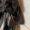 Bolso Bandolera Tipo Dumpling para Mujer Nuevo Otoño e Invierno Gama Alta Coreano Nicho Estilo Retro Perezoso Gran Capacidad Bolso de Viaje