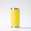 Fornecimento direto do fabricante 20oz copo de carro com revestimento em pó aço inoxidável 304 camada dupla isolamento a vácuo frio e quente copo rei do gelo copo de carro