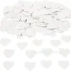 Chips de Madera Decorativos Blancos en Forma de Corazón al por Mayor en Stock Tablero de Mensajes para Invitados DIY Decoración de San Valentín Decoración de Cola Razonable