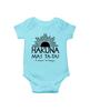 Traje de una pieza para recién nacidos con diseño de triángulo de bebé azul con diseño de liebre, traje de escalada de una pieza con sublimación de color puro, ropa para niños