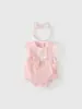 Ropa para Bebé, Mameluco de Verano, Mameluco Delgado con Estilo para Niñas Pequeñas, Ropa para Exteriores, Conjunto de una Pieza Clase A